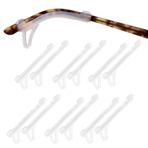 Eyeglasses Ear Grips Sleeve-Upgrade anti-slip Silicone Eyeglasses Temple Tips... - Picture 1 of 7