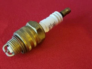 vtg Wizard Twin-Fire 34E Spark Plug Western Auto M14x1.25 5/16" reach 13/16"hex - Foto 1 di 4