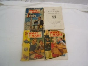 Lot of 4 Vintage Popular Mechanics: What to Make & How to Make it magazines - Picture 1 of 11