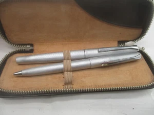 Pelikan 21 Silvexa Schreibset – Füller & Kugelschreiber 585 14kt Weißgold Feder - Bild 1 von 10
