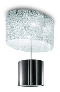 Faber Nest Plus 41cm Stainless Steel and Glass Island Hood Brand New REF:CHJ6 - Picture 1 of 4