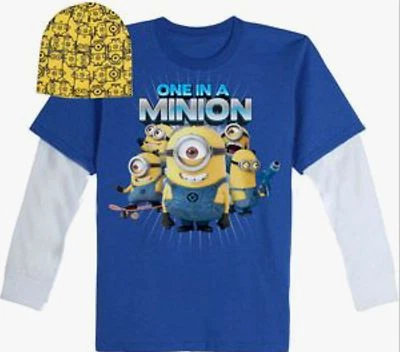 Camiseta Despicable Me Minion 4 5 6 7 8 10 12 14 Nuevo Gorro Infantil S M L XL Foto 1 de 2