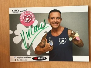 Klaus - Tarjeta de autógrafo original firmada - #27805 - Imagen 1 de 1