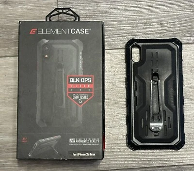 Funda Element NEGRO OPS ELITE iPhone XS MAX Negra EMT-322-197E-01 G10 Aluminio Foto 1 de 4