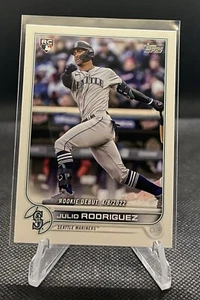 2022 Topps Update Julio Rodriguez #US97 Rookie Debut Seatle Mariners - Picture 1 of 2
