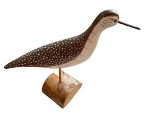 Sandpiper Decoy Wooden Vintage - Picture 1 of 20