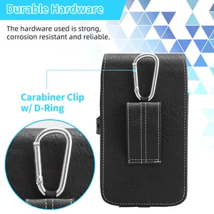 Portable Classic Casual Cell Phone Belt Pouch Lightweight Large Space Waist Bag - Picture 1 of 16