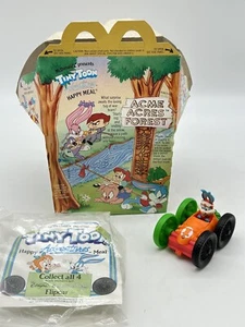 1990 Tiny Toon Adventures Acme Acres Forest McDonald’s Happy Meal Box & Toy - Picture 1 of 9