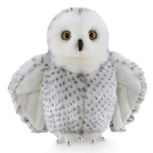 10" Owl - Blizzard Plush Snowy Owl Stuffed Animal with Ultra-Soft Fur - Picture 1 of 6