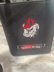 University of Georgia Bulldogs UGA Fan Embroidered Purse Handbag Sandol 2 Sided - Picture 1 of 6