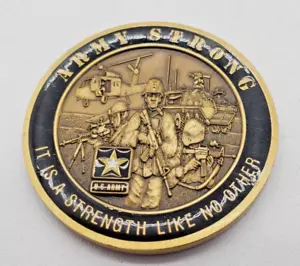 U.S. ARMY- CHALLENGE COIN "Army Strong" - Picture 1 of 2