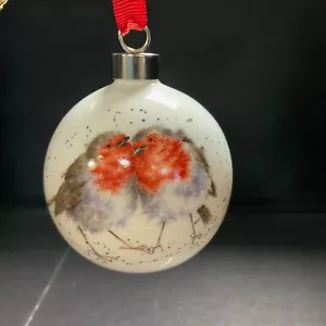 New Royal Worcester Snuggled Together Bauble Ornament #12021 - Picture 1 of 8