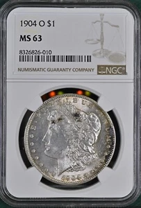 1904-O Morgan Silver Dollar $1 NGC MS63 BX12-39 - Picture 1 of 2