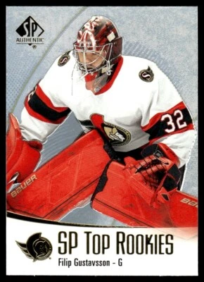 2021-22 SP Authentic Top Rookies Filip Gustavsson Rookie Ottawa Senators #TR-21 - Image 1 of 2