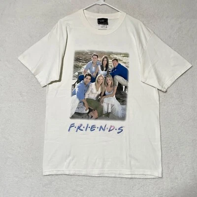 Camiseta De Colección 2004 Warner Bros NBC Friends Tv Show Elenco Crew Talla Grande Rara Foto 1 de 4