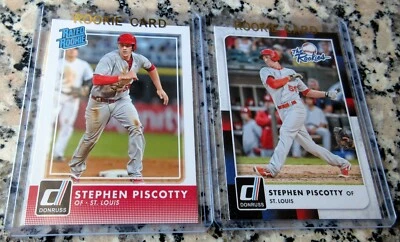 Tarjeta de novato Stephen Piscotty 2016 Donruss con clasificación RC + Rookies Oakland A's🔥🔥🔥$$ Foto 1 de 2