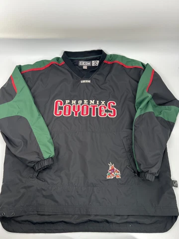 Phoenix Coyotes Center ICE Authentic Warmer Windbreaker Pullover 2XL Kachina Cover