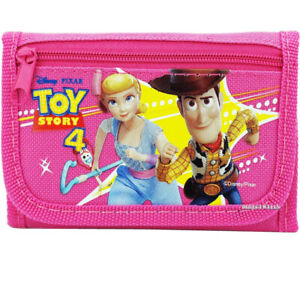 Disney Toys Story Authentic Licensed Trifold Pink Wallet for Children