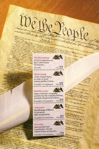#2355-2359 First Day Ceremony Program 22c Constitution Stamps - Picture 1 of 1