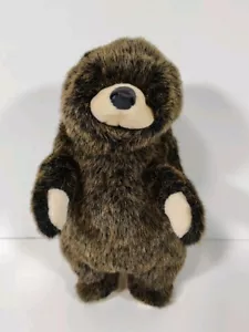 Folkmanis Folktails Furry Folk Brown Bear Puppet Plush Stuffed Animal 10" - Picture 1 of 7