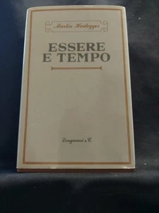 MARTIN HEIDEGGER - ESSERE E TEMPO - LONGANESI, 1985 - Foto 1 di 1