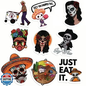 Mexican Pride Aufkleber für Schutzhüte - lustige kulturelle Aufkleber für  - Bild 1 von 5