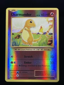 Holograma inverso Charmander 9/108 Pokémon 2016 XY Evolutions - casi nuevo inglés casi nuevo LP+ - Imagen 1 de 3