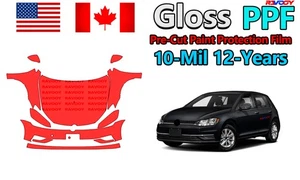 PPF Paint Protection Film For Volkswagen Golf SE-S-SEL-TSI hatchback 2018-2022 - Picture 1 of 12