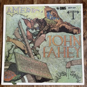 JOHN FAHEY - AMERICA EX+/NR MINT VINYL LP / UK 1972 - Picture 1 of 13