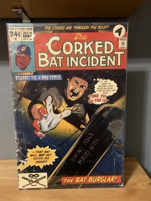 Impresión artística Pop Fly Pop Shop incidente de murciélago con corcho Albert Belle Jason Grimsley Foto 1 de 2