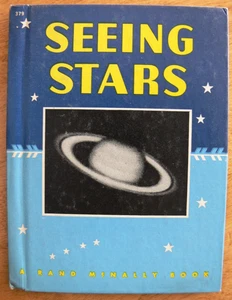 Vintage Rand McNally Book ~ SEEING STARS by W. B. White ~ 1943 edition ~ GREAT! - Imagen 1 de 24