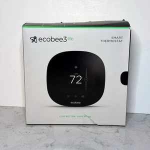 ecobee3 lite Smart Thermostat - Black (EB-STATE3LT-02) New Open Box - Picture 1 of 7