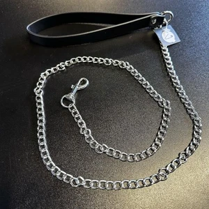 Black Alternative Gothic Grunge Punk Rock Cosplay Skater Occult Emo Dog Leash - Picture 1 of 1