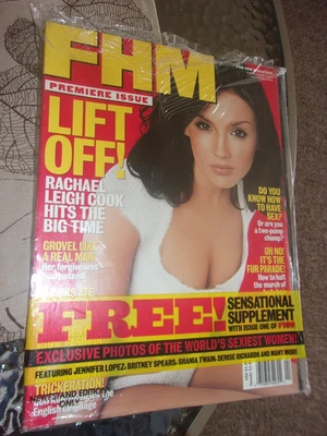 FHM  March April 2000 #1 Premiere issue Rachael Leigh Cook OPENED NO SUPPLEMENT Foto 1 de 3