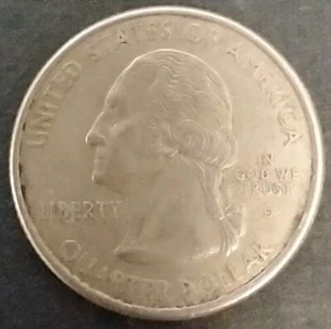 2001-D Quarter Error. Planchet Of a Nickel. Discoloration see pictures. - Picture 1 of 8