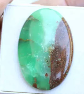 63.30 Ct Large Gems Chrysoprase Cab Cabochon loos gemstone - Picture 1 of 2
