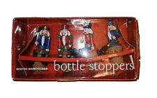 Boston Warehouse Nutcracker Dangle Toy Solider Set Of 4 Bottle Stoppers #85610