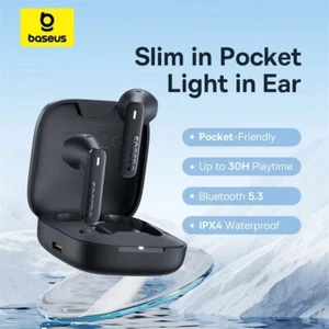 Baseus Bowie E16 Wireless Earphone Bluetooth 5.3 Earbuds 30H Long Battery Life - Zdjęcie 1 z 22