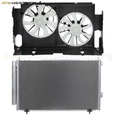 Kit de ventilador de refrigeración condensador de CA eléctrico de 2,5 L para Toyota RAV4 2013-2018 Foto 1 de 4