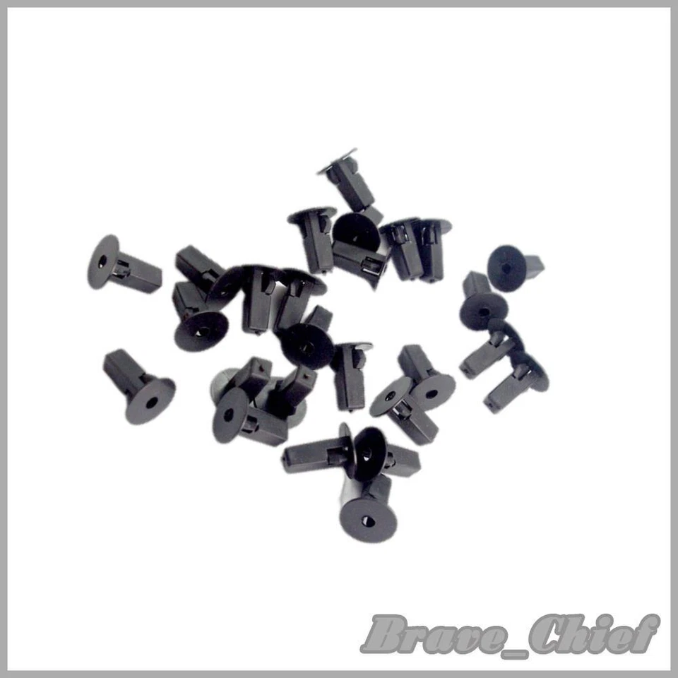 Se adapta a Toyota Camry Matrix Sequoia 100 piezas parachoques guardabarros moldura clip nailon Foto 1 de 4