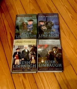 Lot Of 4 Rush Revere Hardcover Rush Limbaugh Books UNREAD - Picture 1 of 3