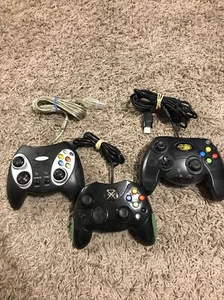 Original Xbox 3rd Party Type-S Controller Lot (3 Controllers) Tested & Working!! - Picture 1 of 4