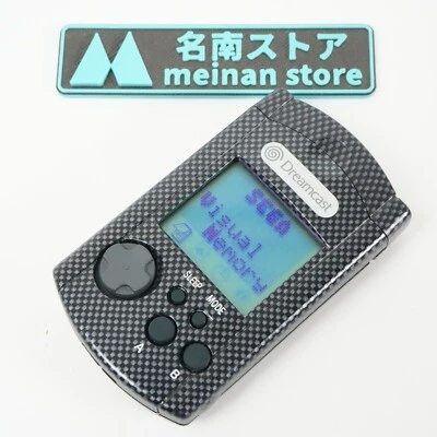 SEGA Dreamcast Visual Memory Unit Carbon Black Edition HKT-7000 DC VMU - Image 1 of 4