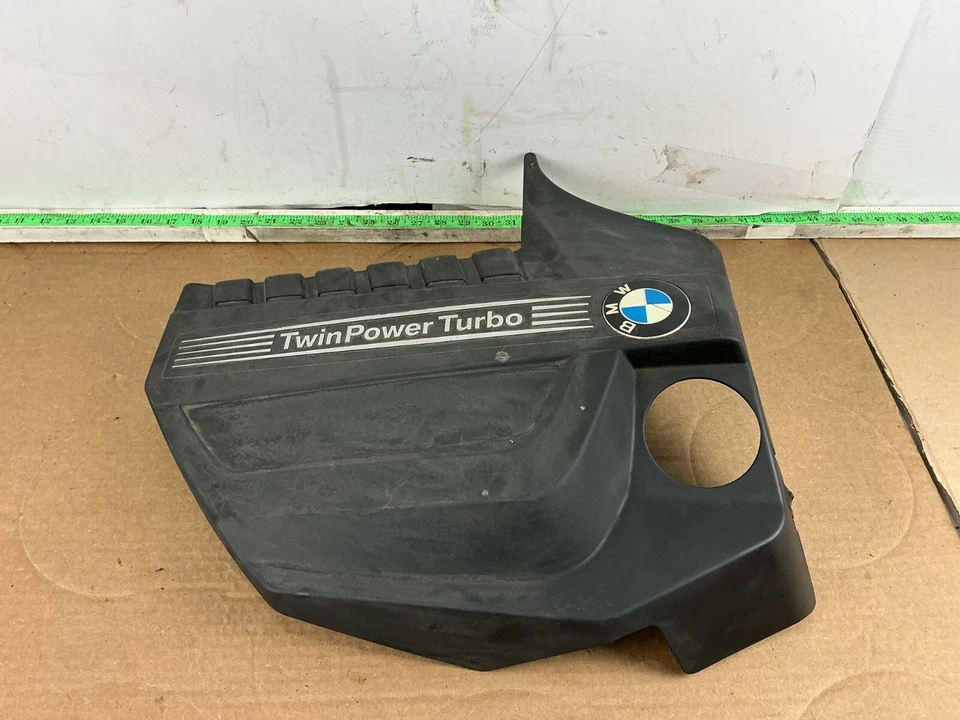 2010-2016 BMW 535i xDrive Engine Motor Cover Shield TwinPower Turbo 7607447 OEM - Image 1 of 4
