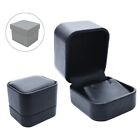 Novel Box Black Leatherette Earring Gift Box Jewelry Storage Display Case