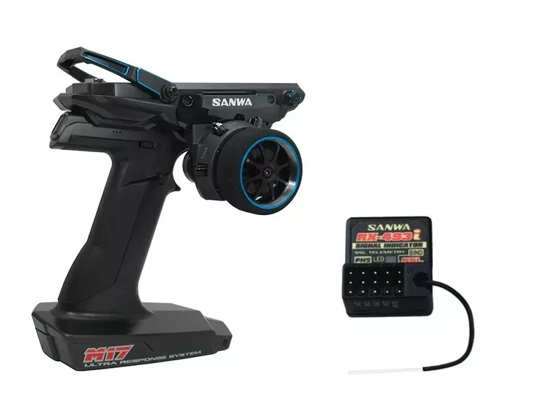 Sanwa 2024  M17 BLUE Limited Edition with RX-493i Receiver DHL to USA - Image 1 of 1