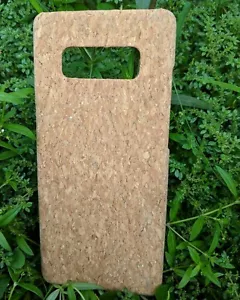 Samsung Galaxy S8 Plus Handmade Hard PC Cork Phone Case Finishing Eco-Friendly - Picture 1 of 9