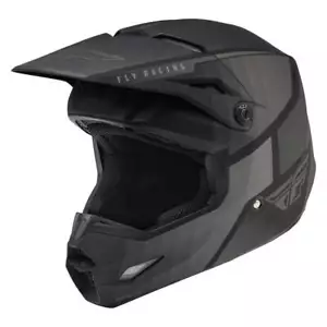 Fly Kinetic Drift MX Helmet Matte Black/Charcoal - Picture 1 of 9