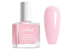 Esmalte de uñas rosa bebé esmalte de uñas rosa claro esmalte de uñas secado rápido Wate - Imagen 1 de 4