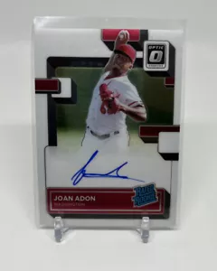 2022 Donruss Optic Joan Adon RC Rated Rookie Signature Auto #RRS-AD Autograph - Picture 1 of 2